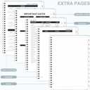 2 x 2026 Planner, Weekly and Monthly Calendar Planner Book, Jan 2026 - Dec 2026, Planning Agenda for Desk Accessories and School Supplies - A5 (6.3'' x 8.5'') (Colorful Plaid)