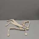 BEL AVENIR Curtain Tiebacks Magnetic Woven Curtain Holdback Drapery Tie-Back (Ivory Braid-4 Pack)