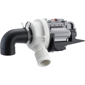 W10536347 Washer Drain Pump with Metal Clamps, Stable Performance High Compatibility, Replaces 8542672, W10049390, W10155921, W10217134, W10238317, Compatible with Whirlpool, Kenmore, Maytag Washer