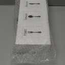 MINCORD Wood Flatware Organizer, Rustic Utensil & Silverware Holder for Forks, Spoons, Knives, Farmhouse Kitchen Cutlery Caddy Bin Countertop - Black