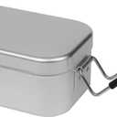 Trangia Mess Tin with Handle (6.5 x 3.5 x 2.6-Inch) , Silver