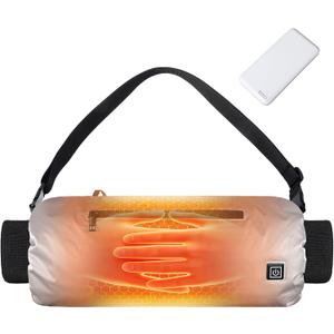 Heated Hand Warmer Pouch Hand Muff with 10000mAh Rechargeable Power Bank Portable USB Hand Warmer Muff