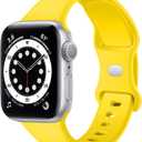 Sport Band Compatible with Apple Watch SE Bands 38mm 40mm 41mm 42mm 44mm 45mm, Replacement Soft Silicone Strap Wristbands for iWatch Series 11 10 9 8 7 6 5 4 3 Ultra Men Women