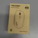 TECKNET Bluetooth Mouse, 4800 DPI Wireless Mouse, 2-Year Battery 6 Adjustable DPI, 6 Buttons Compatible with Laptop/Windows/Computer - Black