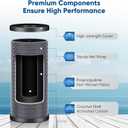 PUREPLUS 5 Micron 10" x 4.5" Whole House CTO Coconut Shell Activated Carbon Water Filter Replacement Cartridge for Dupont WFHDC8001, CB-BB-10, GE FXHTC, GXWH40L, GXWH35F, GNWH38S, CTO10BB, 2PACK