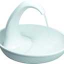 Pioneer Pet Swan Pet Drinking Fountain for Cats and Dogs - 80oz Capacity, Great for Multiple Pets  Great for Pets Who Love the Faucet - Bubbler and Bowl Dispenser Design Keeps Water Moving