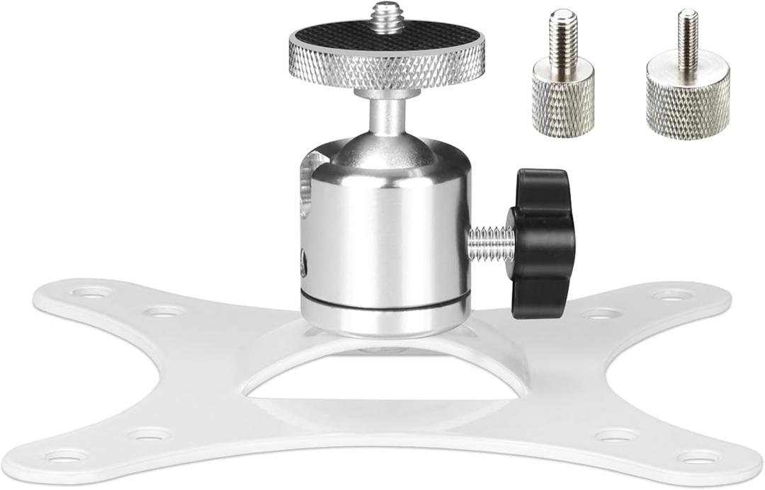 2-Be-Best Projector Mount Mini Projector Ceiling Mount Adjustable Bracket Universal Mounts for Mini Projectors White