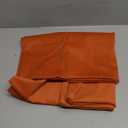 FEVERQIYI Burnt Orange Velvet Pillow Covers Set of 2 Decorative Square Throw Pillowcase Soft Solid 18x18 inch Cushion Covers for Bedroom Living Room Outdoor Indoor Decoration