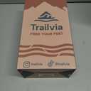 Trailvia Comfortable Footbed Sandals for Men & Women  Adjustable Buckle & Arch Support, Waterproof Summer Slides for Outdoor, Beach & Everyday Adventures (Navy)