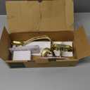 SCHLAGE Dexter by Schlage JH58BAR605 Barcelona Exterior Handleset with Deadbolt, Bright Brass