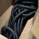 Garden Hose 100FT Non-Expanding, Lightweight Hose With 10-Function Nozzle, Leak-Proof No-Knot, Easy to Carry, Wear-Resistant, Sturdy 3/4GHT Flexible Water Hose for Outdoor (Black with Nozzle)