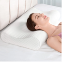 AM AEROMAX 32" King Size Contour Memory Foam Pillow, Cervical Pillow for Neck Pain Relief, Neck Orthopedic Sleeping Pillows for Side, Back and Stomach Sleepers