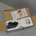 Rechargeable Flameless Glass Pillar CandlesEaster Flameless Candles Decorations,Set of 3, Realistic Flickering LED Light,Remote & Timer, Ideal for Living Room, Bedroom & Easter Dcor (White Glass -Droplet)