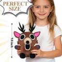 99 Nights Plush, 9.8 Inch Brown 99 Nights Deer Stuffed Animal, a Fun Bedroom Decoration (Deer-B)