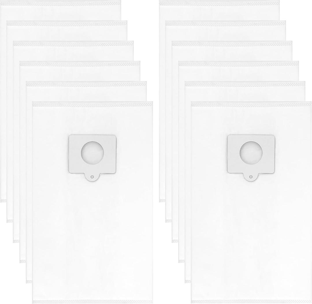 12 Pack Canister Vacuum Cleaner Dust Replacement Bags Fit for Kenmore Type Q/C 5055,50557,50558,200 400 600 700 800 series Bag