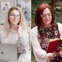 Przene Reading Glasses for Men Women Blue Light Blocking Readers Spring Hinges Lightweight Style Pack (Demi Grey/Brown/Blue/Red)