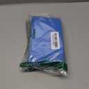 100 Pack Premium Smell Proof Mylar Bags, Resealable Food Storage Bags with Double-sided Matte Printing, 5" x 4" Aluminum Foil Stand-up Packaging Bags. (Blue)