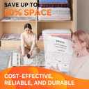 Wevac Vacuum Storage Bags (8 Jumbo) | Space Saver | Rapid Vacuum | Double Zip Seal | Special Clip Stopper | Ideal for Clothes, Blankets Compression and Travelling