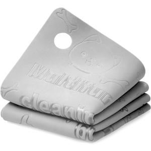 2 Pack Glass Cleaning Cloth,Reusable Sponge Dusting Cloths,Magic Cleaner Towels Lint-free Rags -Absorbent Wet Sponge Cleaning Supplies for Grime,Kitchen,Pet Hair,Car Interior,Blinds,Mirror,Furniture