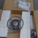 FEMILA 1-Light Semi Flush Mount Light Fixture, 12" Farmhouse Outdoor Ceiling Light for Hallway, Porch, Laundry, Foyer, Oil Rubbed Bronze Finish, 4FY15-F ORB