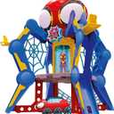 Spidey and His Amazing Friends Web-Spinners Web-Quarters, Kids Playset with Action Figure, Vehicle, and Accessories, Marvel Super Hero Toys, Ages 3 and Up, Large
