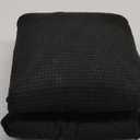 Joccun Stretch Couch Cover Slipcovers, 1-Piece Sofa Covers for 3 Cushion Couch Spandex Jacquard Washable Furniture Protector Cover for Living Room, Kids, Pets(Sofa, Black) (Large78"-94")
