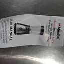 Mueller Smoothie Blender for Smoothies - Personal Blender for Shakes, Frozen Drinks, Baby Food & More, 15oz Travel Cup and Lid, Durable Stainless Steel Blades for Powerful Blending Performance, Black