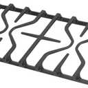 WB31X27151 Stove Grate Replacement Parts For GE Burner Grate, for GE Gas Stove Burner Replacement, WB31X24736 Cast Iron Stove for GE Gas Stove Parts Surface Burner Side Grate, 1 Packs