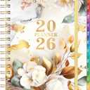 2026 Planner - Planner 2026 Weekly and Monthly, JAN.2026 - DEC.2026, 8.5" x 6.4", 2026 Calendar Planner with Monthly Tabs, Back Pocket, Sturdy Binding