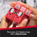 Rubiks Cube, Spider-Man Cuber, Marvel Collectible Fidget Toy & Desk Decor, Problem-Solving Brain Teaser, Classic Color-Matching Puzzle, Sensory Puzzle, Stocking Stuffers for Ages 8 & Up