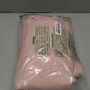 100% Blackout Shield Linen Blackout Curtains for Bedroom 84 Inches Long, Back Tab/Rod Pocket Living Room Drapes, Thermal Insulated Blackout Curtains 2 Panels Set, 50" W x 84" L, Blush Pink