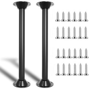 Podoy - RV Table Legs with Base Mount Rust-Resistant RV Table Base Mount Kit, Stable RV Tables Support Legs for Camper2pc, 29 inch
