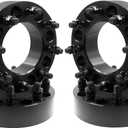 Wheel Accessories Parts 4 Pcs Wheel Spacers Adapters 8 on 6.50 2.00 Inch Thick M14x1.5 14x1.5 Thread Stud Fits 2001-07 Chevy Silverado 1500HD 2001-10 Silverado 2500 3500 GMC Sierra 2500 3500