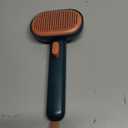 Aumuca Skin Friendly Self-Cleaning Slicker Brush for Dogs & Cats, Gentle Pet Grooming Tool for Shedding & Deshedding, Efficient Hair Remover for Long & Short Haired Pets (Green)