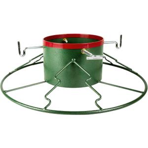Yard Butler Santa's Helper - Easy to Use & Assemble Christmas Tree Stand - Durable & Sturdy Stand Made with Anti-Rust Steel - Beautiful Addition to Holiday Decor - 6' to 11' Trees - Green