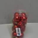 XmasExp 24ct Christmas Ornaments Shatterproof Christmas Ball Ornaments Set Decorations for Xmas Tree Balls 40mm/ 1.57" (1.57'', Red)