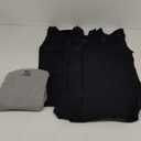 Hanes Ultimate Men's Dyed Tank Pack of 6, 3 Black, 3 Grey S