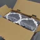 Homemate Heated Blanket Electric Throw - 50x60 Heating Blanket with 10 Fast Heat Levels 8 Hours Auto Off Soft Cozy Flannel Over-Heated Protection ETL Certification Keep Warming in Home (Grey Geometry)