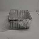 iSPECLE Upright Freezer Organizer - 4 Pack Small Basket for 5/6/6.5/6.8/7 cu.ft Easy Sort Food & No More Fall off, Bins Allow Air Circulation, Black