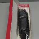 Kinky Curly Crochet Human Hair Knotless Pre Separated Human Hair Crochet Extensions for Braids Locs Gogo Curl Wave Bundle Natural Black Color 120g 100 Strands(16Inch Black) (1B#)