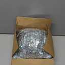 50Ft Garland for Christmas Decorations,Iridescent White Christmas Tinsel Garland,Artificial Christmas Pine Streamers for Party Hanging Ceiling Decorations