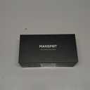 MANSPOT Manscape Groin & Body Hair Trimmer for Men, Electric Ball Pubic Trimmer Shaver,Manscape Kit with 4 Guard,Replaceable Ceramic Blade Heads,Waterproof Wet/Dry Shaver,90 Minutes Shaving (Black)