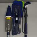 Microfiber Spray Mop for Floors Cleaning: Wet Dry Hardwood Floor Mops with 3 Washable Reusable Pads for Swiffer Powermop - Flat Mop with Sprayer for Tile Wood Laminate Vinyl Marble (Dark Blue)