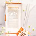 NewEleven Gift For Friends, Bestie - Birthday Gifts for Women Friendship - Unique Friendship Gifts For Women, Friend, Bestie, Bff, Soul Sister, Work Bestie - 16 Oz Coffee Glass