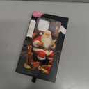 Christmas Phone Case for iPhone 16 Pro Max - Wireless Charging Compatible - Dual-Layer Hard Shell + Silicone Cover - Protective Cover with Cutee Designs for Women - Santa Claus Gives Gifts