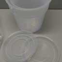 Baderke 3 Pack Clear Nursery Pot Plastic Nursery Pot Large Plant with Drainage Holes for Root Health Indoor Outdoor (8 Inches,9.25 Inches,9.6 Inch)