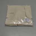 Men's Corduroy Shorts Casual Elastic Drawstring Lightweight Summer Beach Shorts with Pockets (Beige, XXXL)