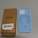 SUPFINE Magnetic for iPhone 17 Pro Case (Compatible with MagSafe)(Military Grade Drop Protection)(Camera Protection) Translucent Matte Shockproof Phone Cover,Light Blue