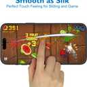 Mothca Matte Glass Screen Protector for iPhone 15 Pro Max (6.7 inch) Anti-Glare & Anti-Fingerprint Tempered Glass Clear Film, [Easy Installation Frame] Case Friendly, Bubble Free - Smooth as Silk