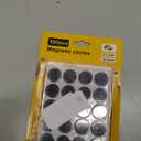 X-bet MAGNET Round Flexible Magnets with Adhesive Backing - (100pcs 0.8"x0.08") Magnetic Dots for Whiteboard, Fridge - Stickers for Planning and Organization - Teacher Must Have - Teacher Supplies